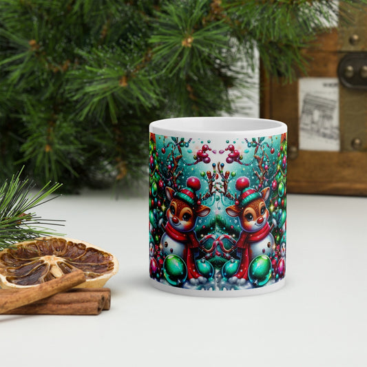 Cana ceramica Craciun 330 ml (11 oz) , design festiv, rezistenta