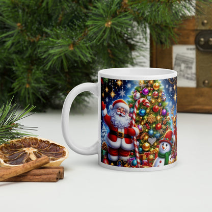 Cana ceramica Craciun 330 ml (11 oz) , design festiv, rezistenta