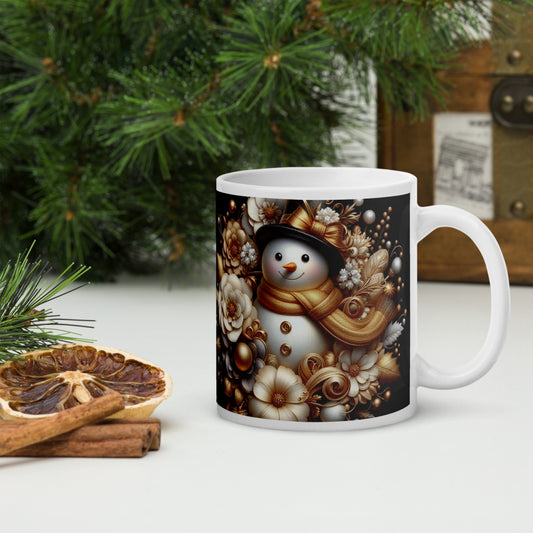 Cana ceramica Craciun 330 ml (11 oz) , design festiv, rezistenta