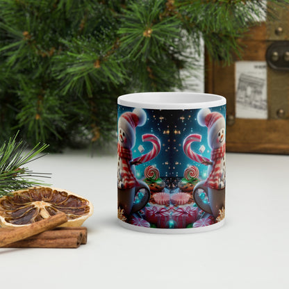 Cana ceramica Craciun 330 ml (11 oz) , design festiv, rezistenta