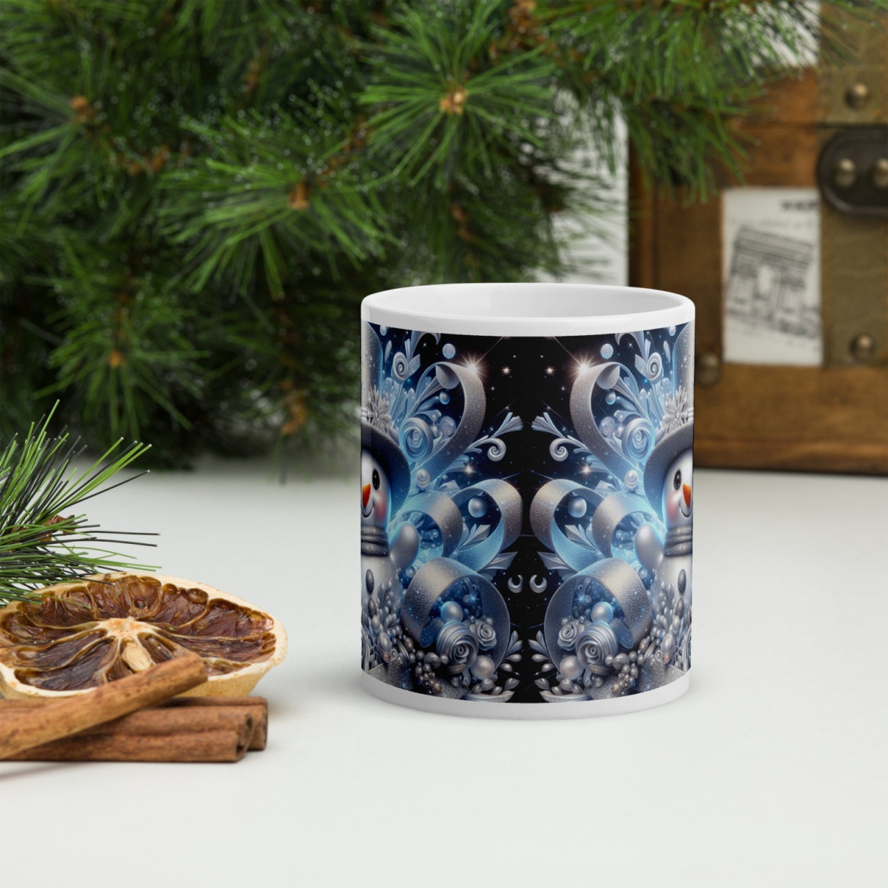 Cana ceramica Craciun 330 ml (11 oz) , design festiv, rezistenta
