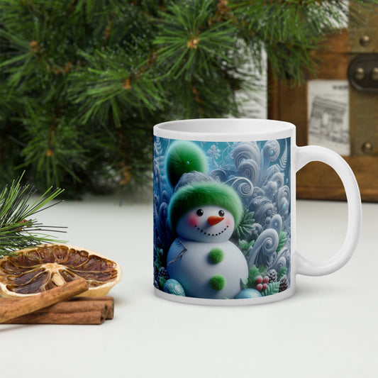 Cana ceramica Craciun 330 ml (11 oz) , design festiv, rezistenta