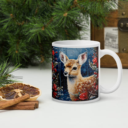 Cana ceramica Craciun 330 ml (11 oz) , design festiv, rezistenta