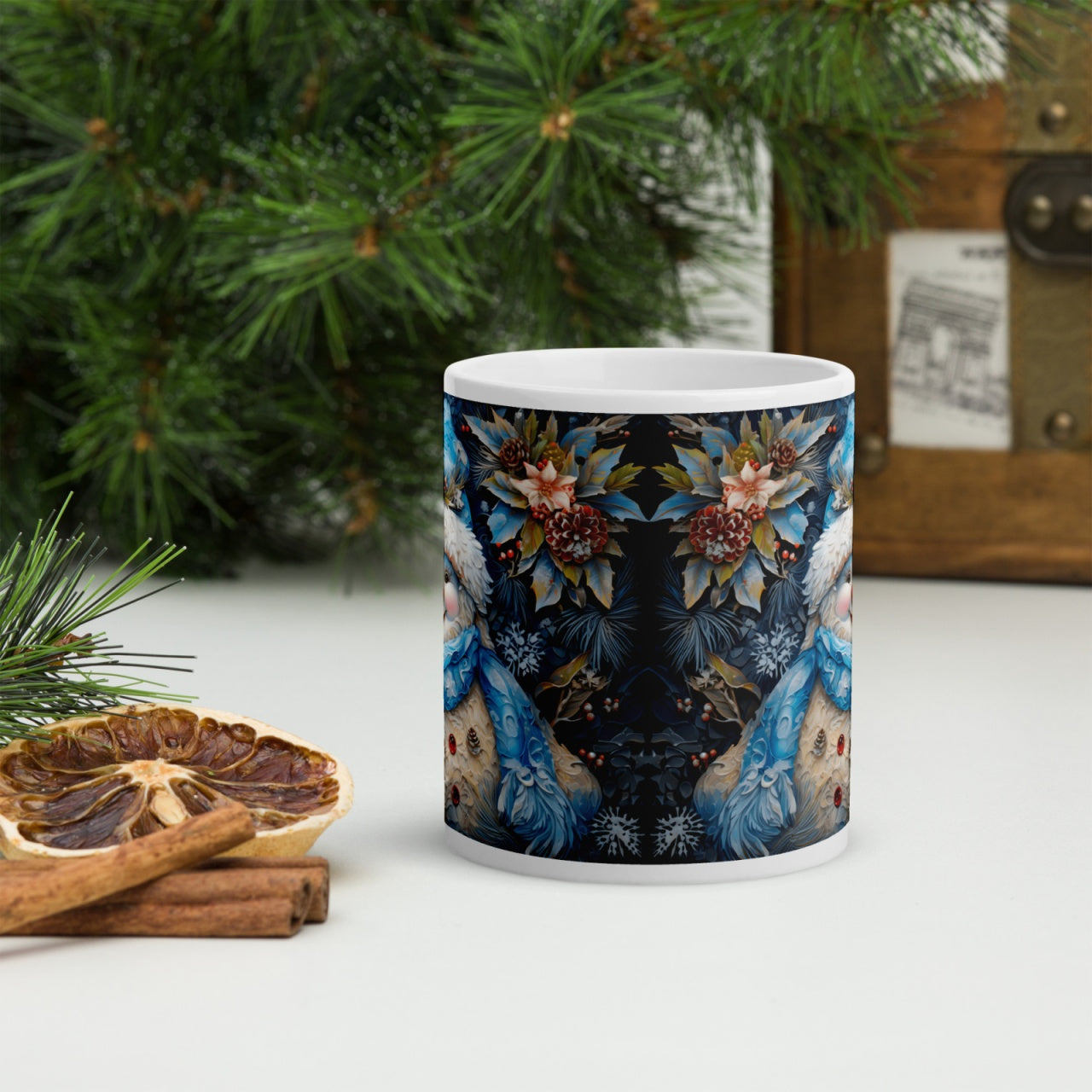 Cana ceramica Craciun 330 ml (11 oz) , design festiv, rezistenta