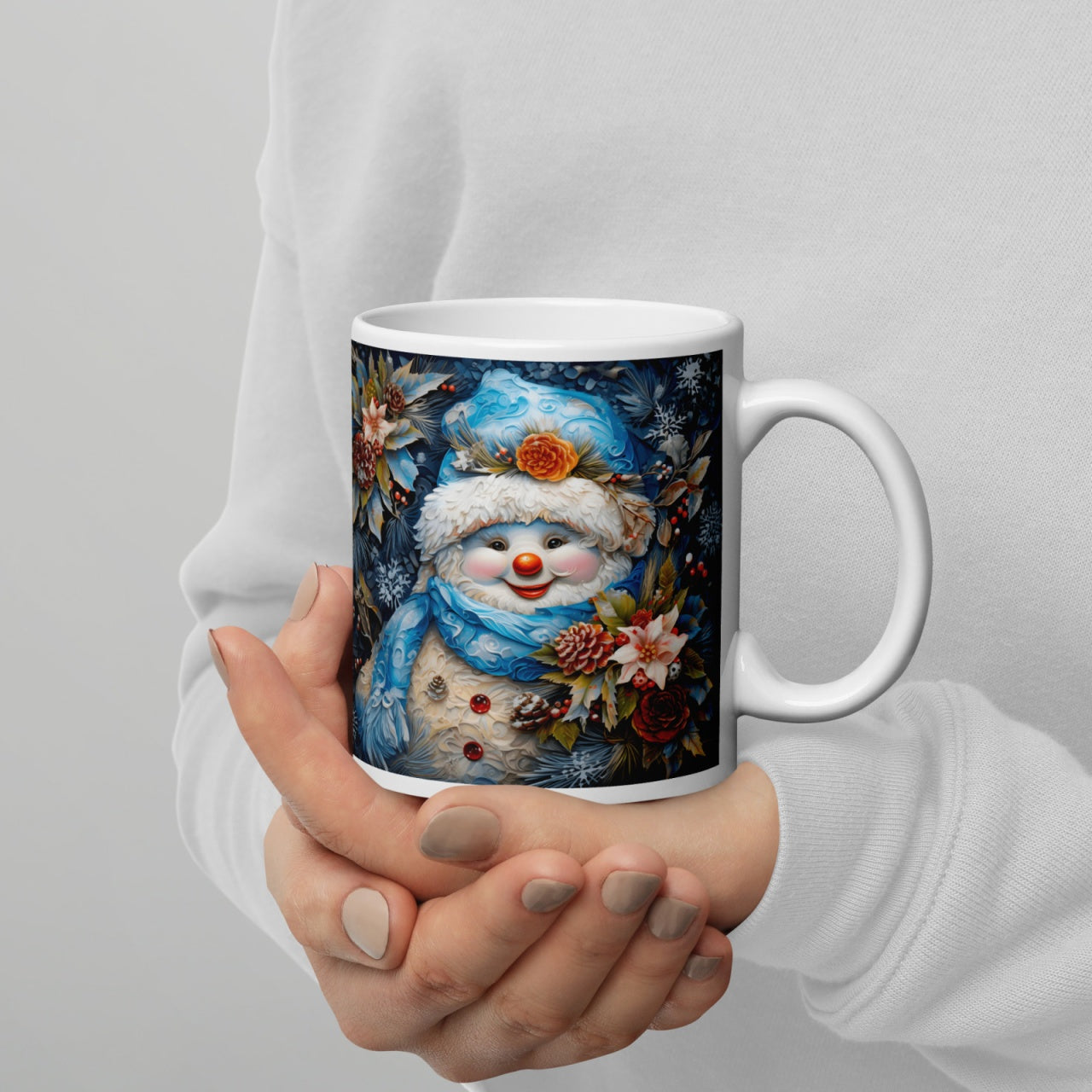 Cana ceramica Craciun 330 ml (11 oz) , design festiv, rezistenta