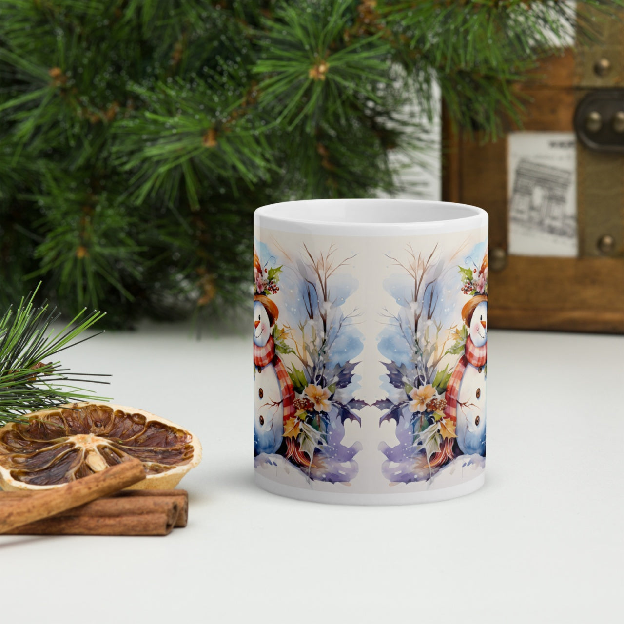 Cana ceramica Craciun 330 ml (11 oz) , design festiv, rezistenta