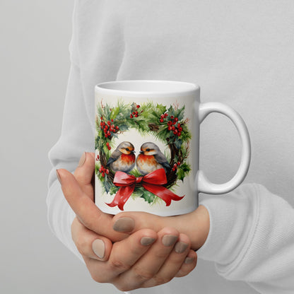 Cana ceramica Craciun 330 ml (11 oz) , design festiv, rezistenta
