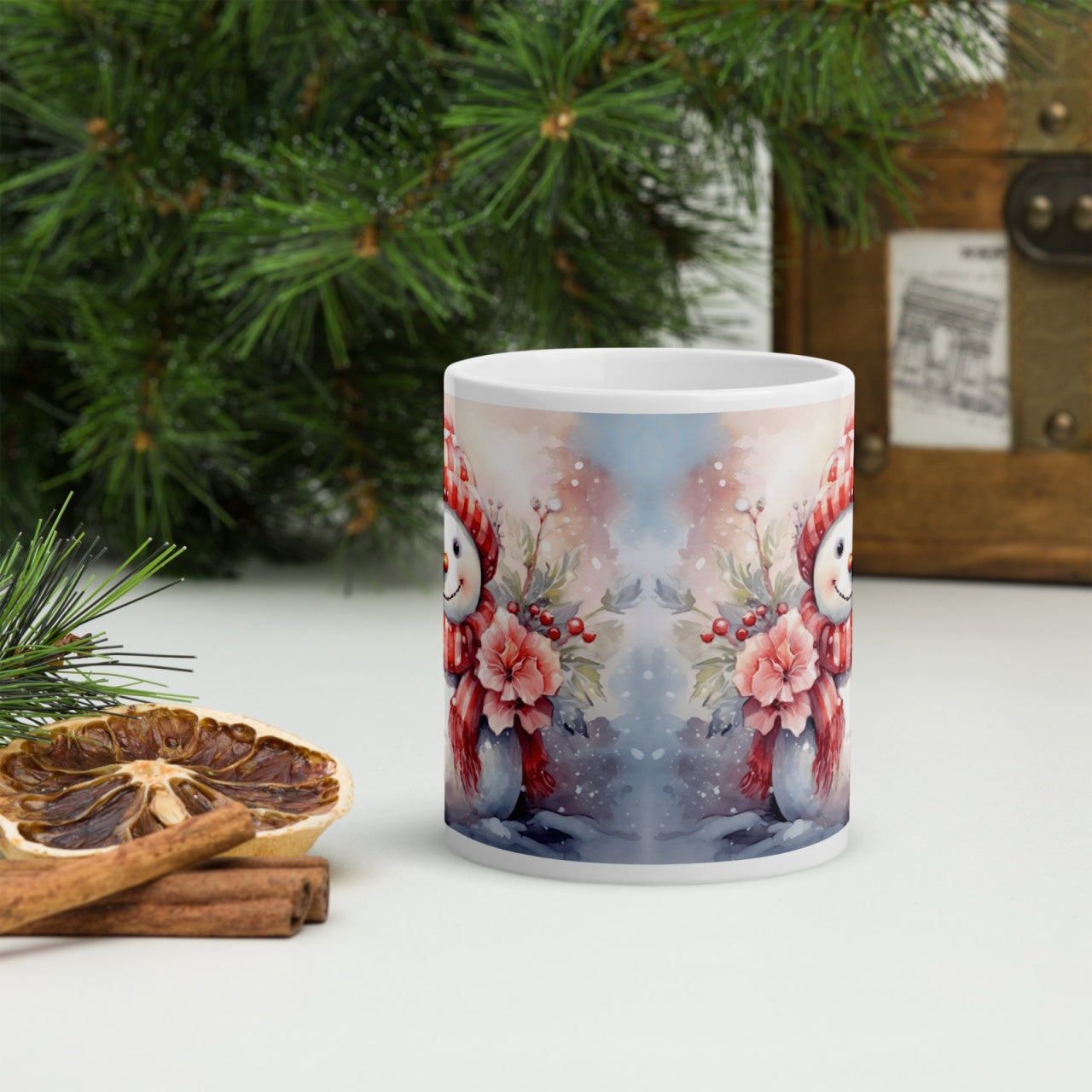 Cana ceramica Craciun 330 ml (11 oz) , design festiv, rezistenta