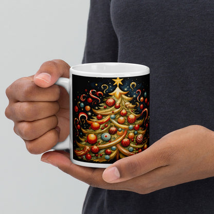 Cana ceramica Craciun 330 ml (11 oz) , design festiv, rezistenta