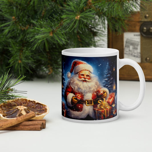 Cana ceramica Craciun 330 ml (11 oz) , design festiv, rezistenta