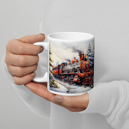 Cana ceramica Craciun 330 ml (11 oz) , design festiv, rezistenta