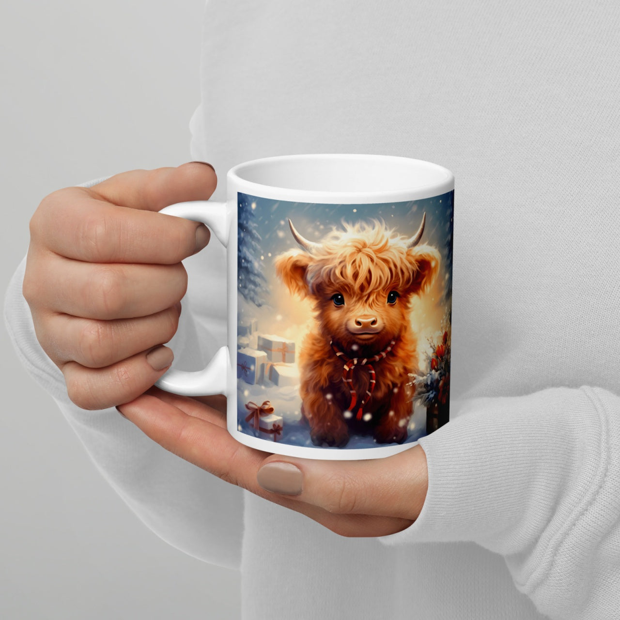 Cana ceramica Craciun 330 ml (11 oz) , design festiv, rezistenta