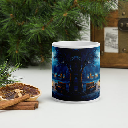 Cana ceramica Craciun 330 ml (11 oz) , design festiv, rezistenta