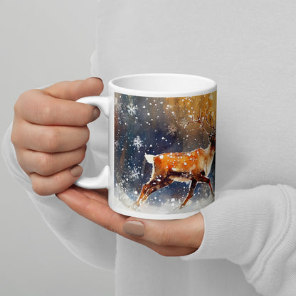 Cana ceramica Craciun 330 ml (11 oz) , design festiv, rezistenta