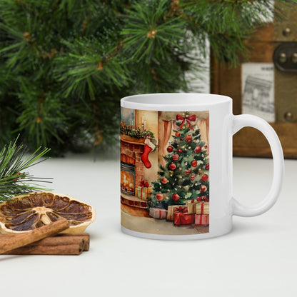 Cana ceramica Craciun 330 ml (11 oz) , design festiv, rezistenta