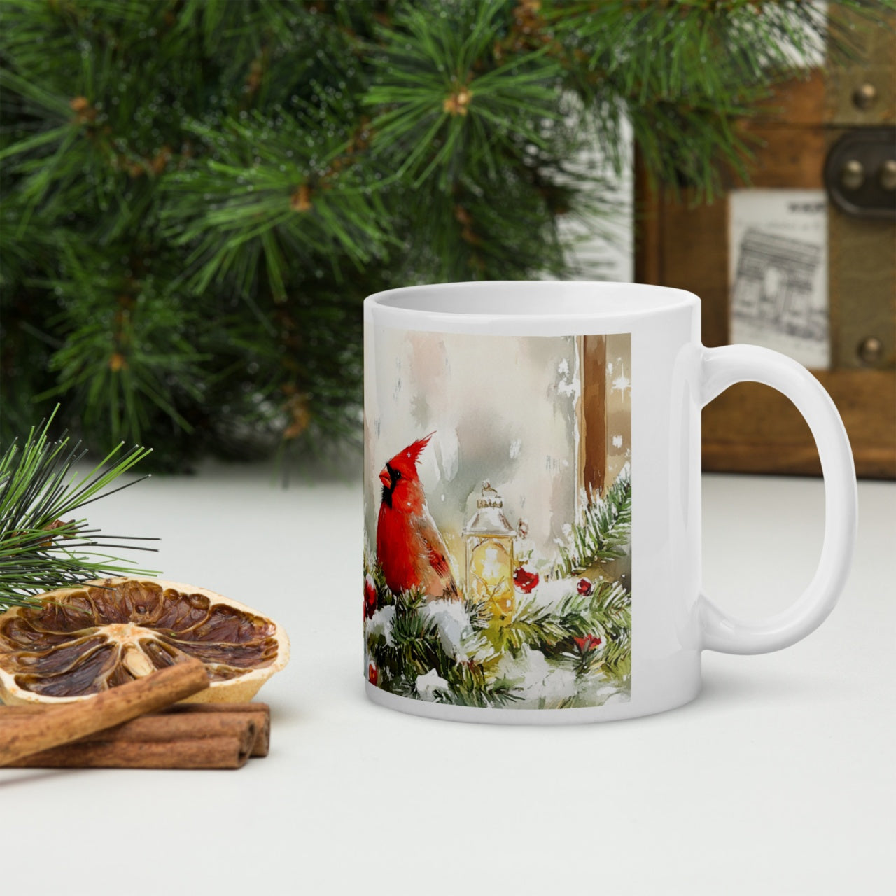 Cana ceramica Craciun 330 ml (11 oz) , design festiv, rezistenta