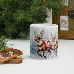 Cana ceramica Craciun 330 ml (11 oz) , design festiv, rezistenta