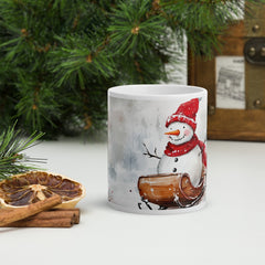 Cana ceramica Craciun 330 ml (11 oz) , design festiv, rezistenta