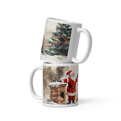 Cana ceramica Craciun 330 ml (11 oz) , design festiv, rezistenta