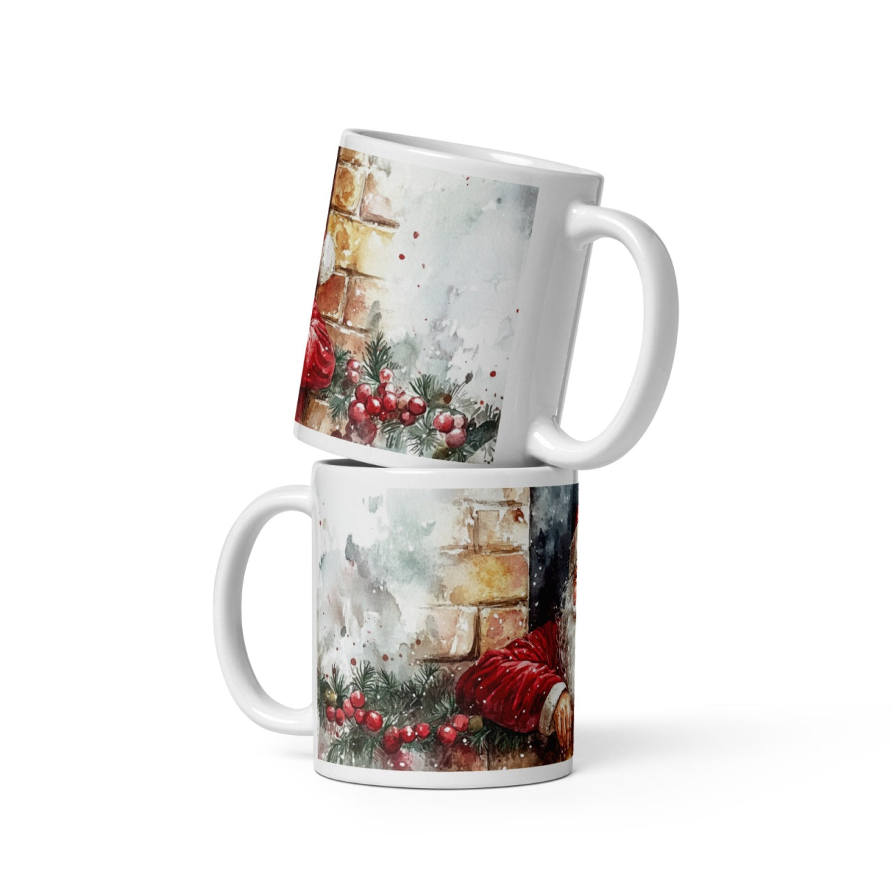 Cana ceramica Craciun 330 ml (11 oz) , design festiv, rezistenta