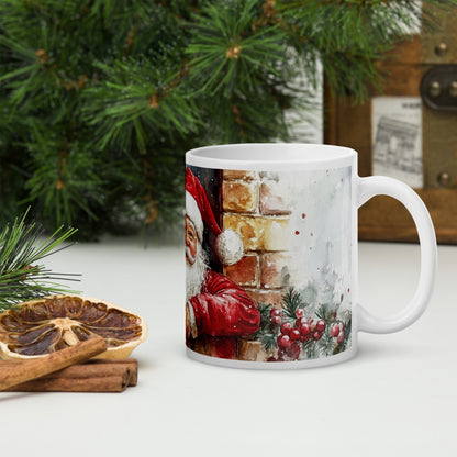 Cana ceramica Craciun 330 ml (11 oz) , design festiv, rezistenta