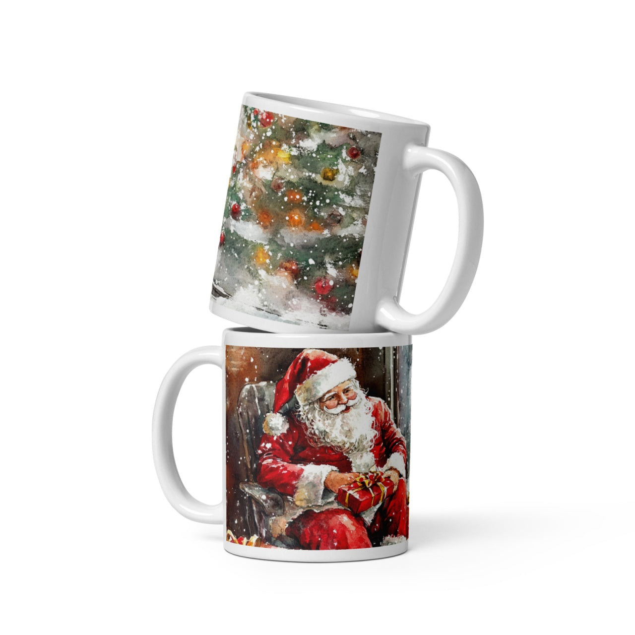 Cana ceramica Craciun 330 ml (11 oz) , design festiv, rezistenta