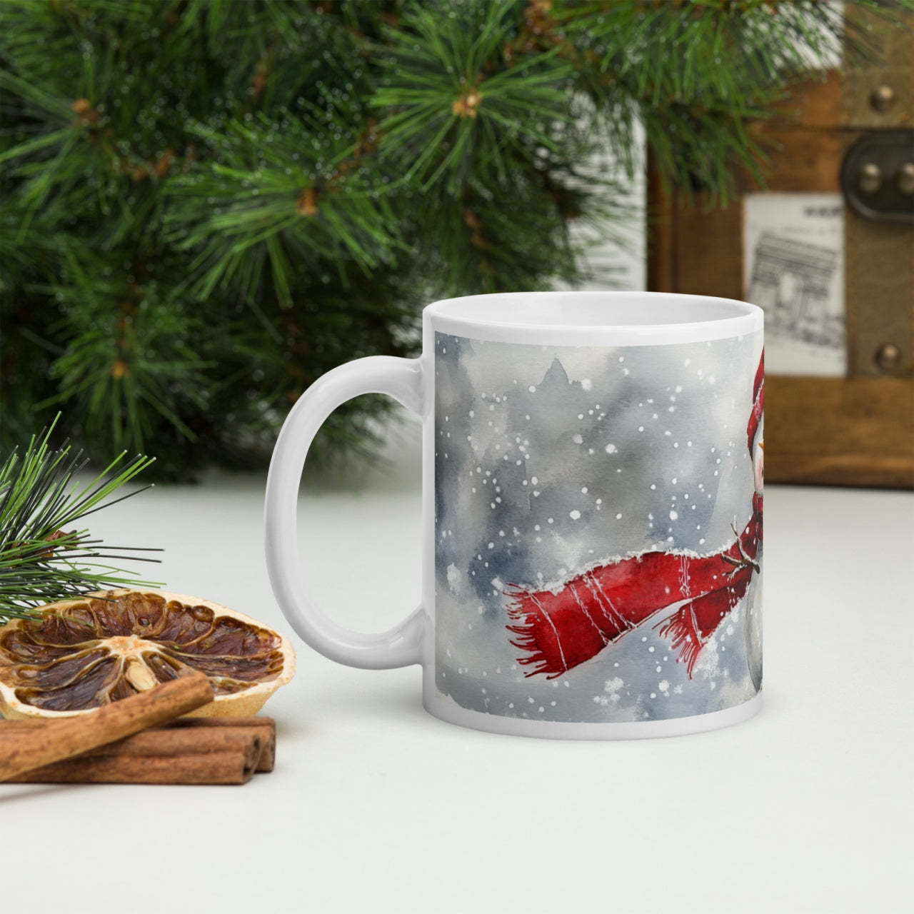 Cana ceramica Craciun 330 ml (11 oz) , design festiv, rezistenta