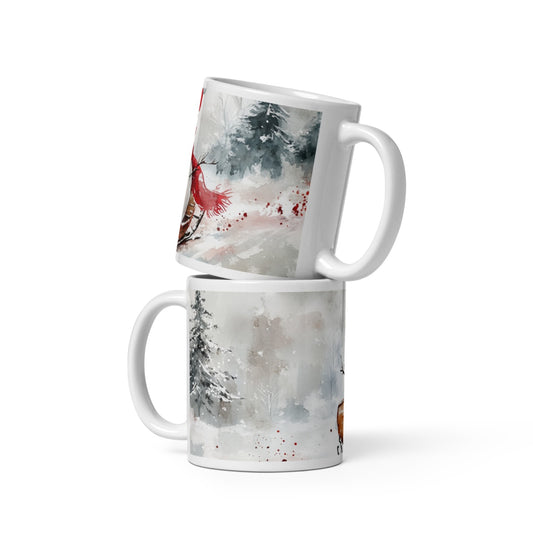 Cana ceramica Craciun 330 ml (11 oz) , design festiv, rezistenta