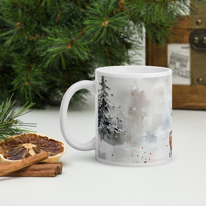 Cana ceramica Craciun 330 ml (11 oz) , design festiv, rezistenta