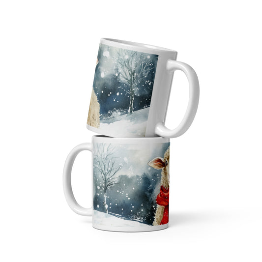 Cana ceramica Craciun 330 ml (11 oz) , design festiv, rezistenta