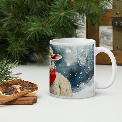 Cana ceramica Craciun 330 ml (11 oz) , design festiv, rezistenta