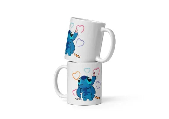 Cana ceramica cu experiment creativ , Cadou special , 330 ml