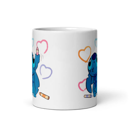Cana ceramica cu experiment creativ , Cadou special , 330 ml