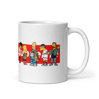 Cana ceramica cu familie colorata si vesela , Cadou special , 330 ml