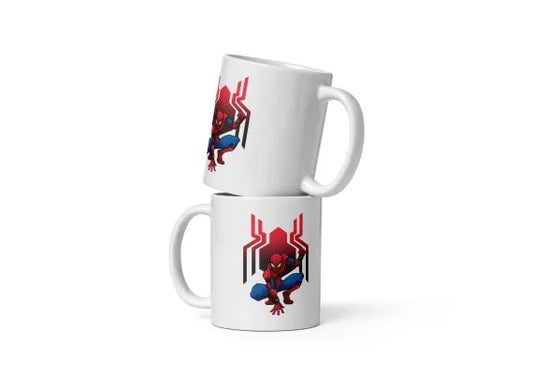 Cana ceramica cu ilustratie simbolica , Design inedit si expresiv , 330 ml