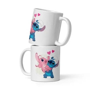 Cana ceramica cu ilustratie simbolica , Design inedit si expresiv , 330 ml