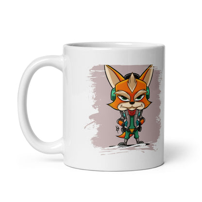 Cana ceramica cu ilustratie simbolica , Design inedit si expresiv , 330 ml