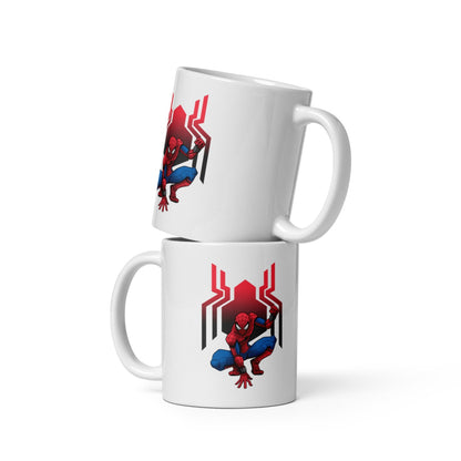 Cana ceramica cu ilustratie simbolica , Design inedit si expresiv , 330 ml
