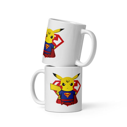Cana ceramica cu ilustratie simbolica , Design inedit si expresiv , 330 ml