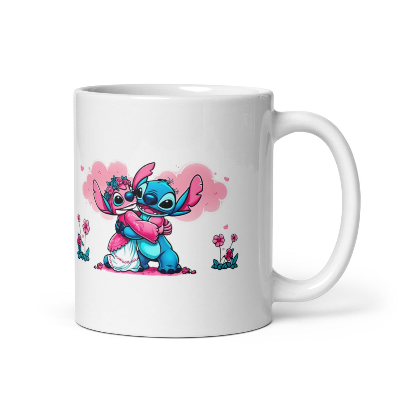 Cana ceramica cu ilustratie simbolica , Design inedit si expresiv , 330 ml