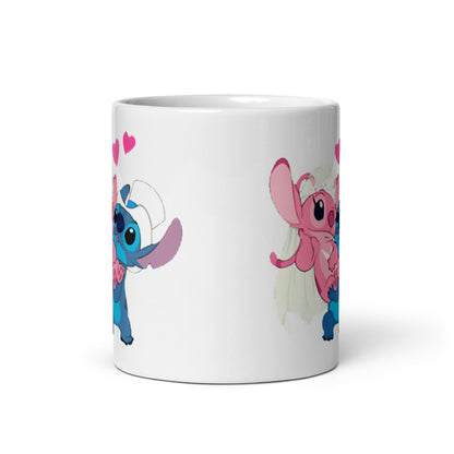 Cana ceramica cu ilustratie simbolica , Design inedit si expresiv , 330 ml