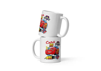 Cana ceramica cu masina de curse legendara , Cadou special , 330 ml