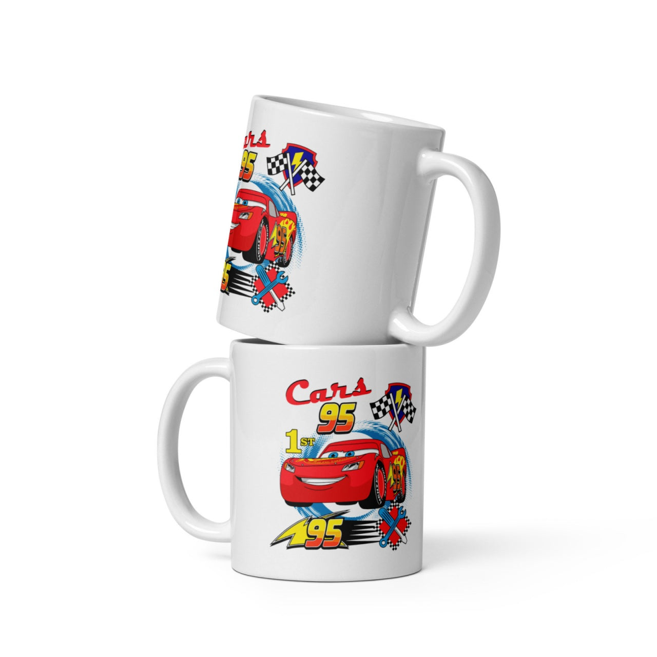 Cana ceramica cu masina de curse legendara , Cadou special , 330 ml