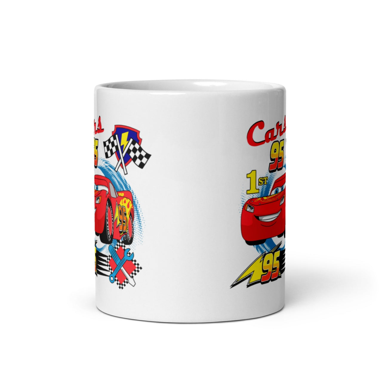 Cana ceramica cu masina de curse legendara , Cadou special , 330 ml