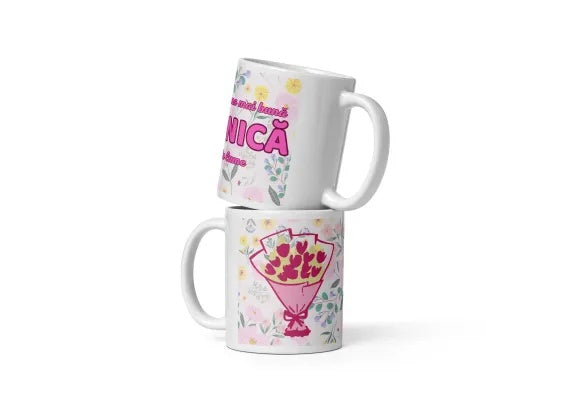 Cana ceramica cu mesaj pentru persoane speciale , Un dar cu semnificatie , 330 ml