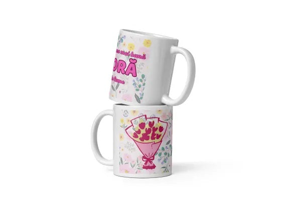 Cana ceramica cu mesaj pentru persoane speciale , Un dar cu semnificatie , 330 ml