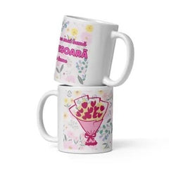 Cana ceramica cu mesaj pentru persoane speciale , Un dar cu semnificatie , 330 ml