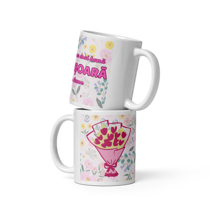 Cana ceramica cu mesaj pentru persoane speciale , Un dar cu semnificatie , 330 ml
