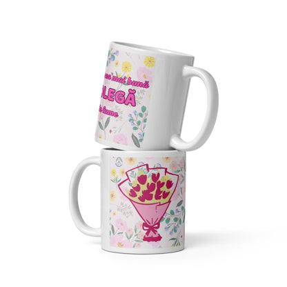 Cana ceramica cu mesaj pentru persoane speciale , Un dar cu semnificatie , 330 ml