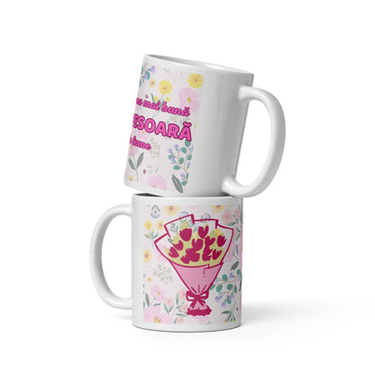Cana ceramica cu mesaj pentru persoane speciale , Un dar cu semnificatie , 330 ml